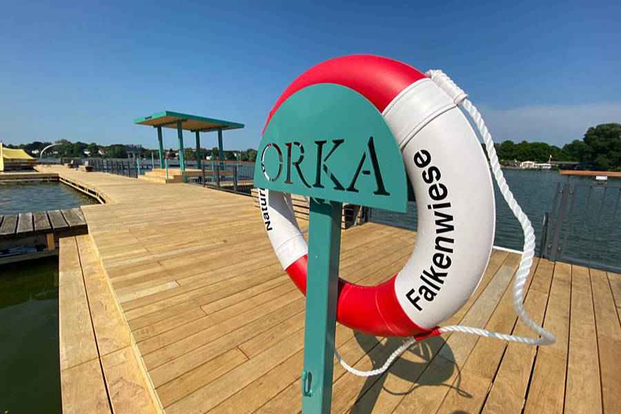 Steganlage Naturbad Falkenwiese Lübeck