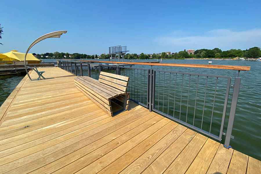 Steganlage Naturbad Falkenwiese Lübeck